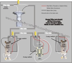 4 way switch wiring diagram