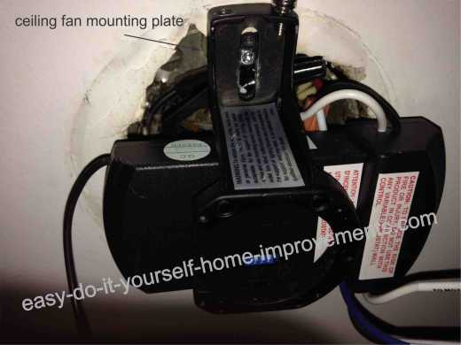 ceiling fan mounting plate