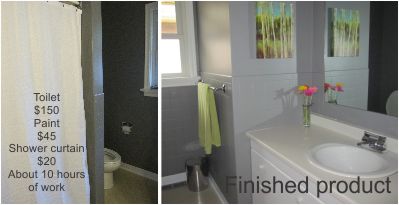 quick bathroom remodel