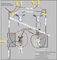 Wiring A 3 Way Switch? staircase wiring diagram using two way switch 