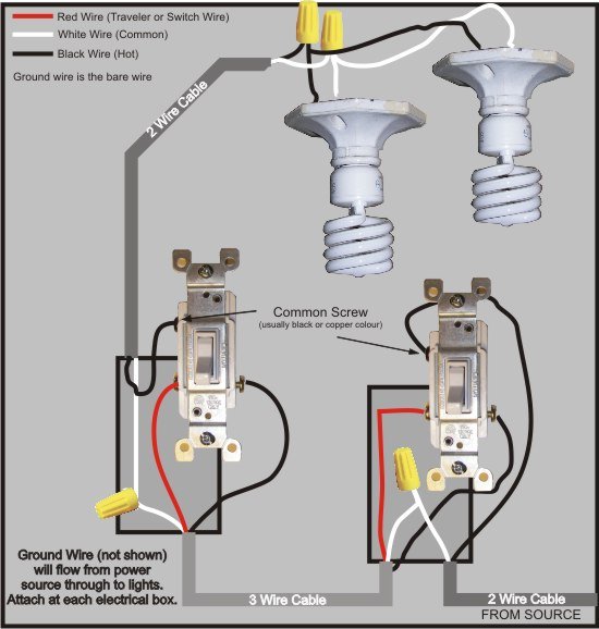 3-way switch wiring diagram