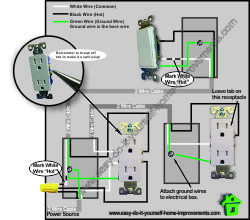 switched outlet wiring