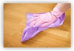 how to clean wood floor