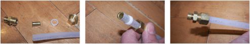 compression fitting assembly - install ice maker